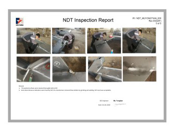 NDT Inspection Report